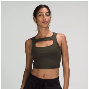 Lululemon LA Front Cut-Out Crop Tank
